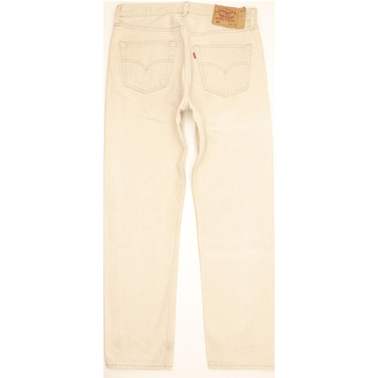 Levi's 501 Men Beige Straight Regular Jeans W34 L32