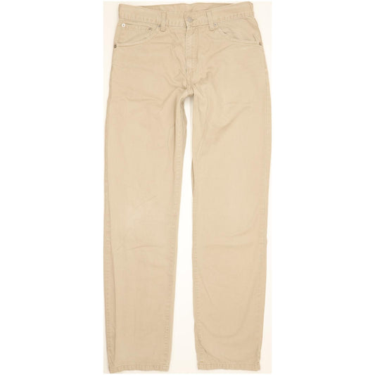 Levi's 521 Men Beige Straight Regular Jeans W33 L34