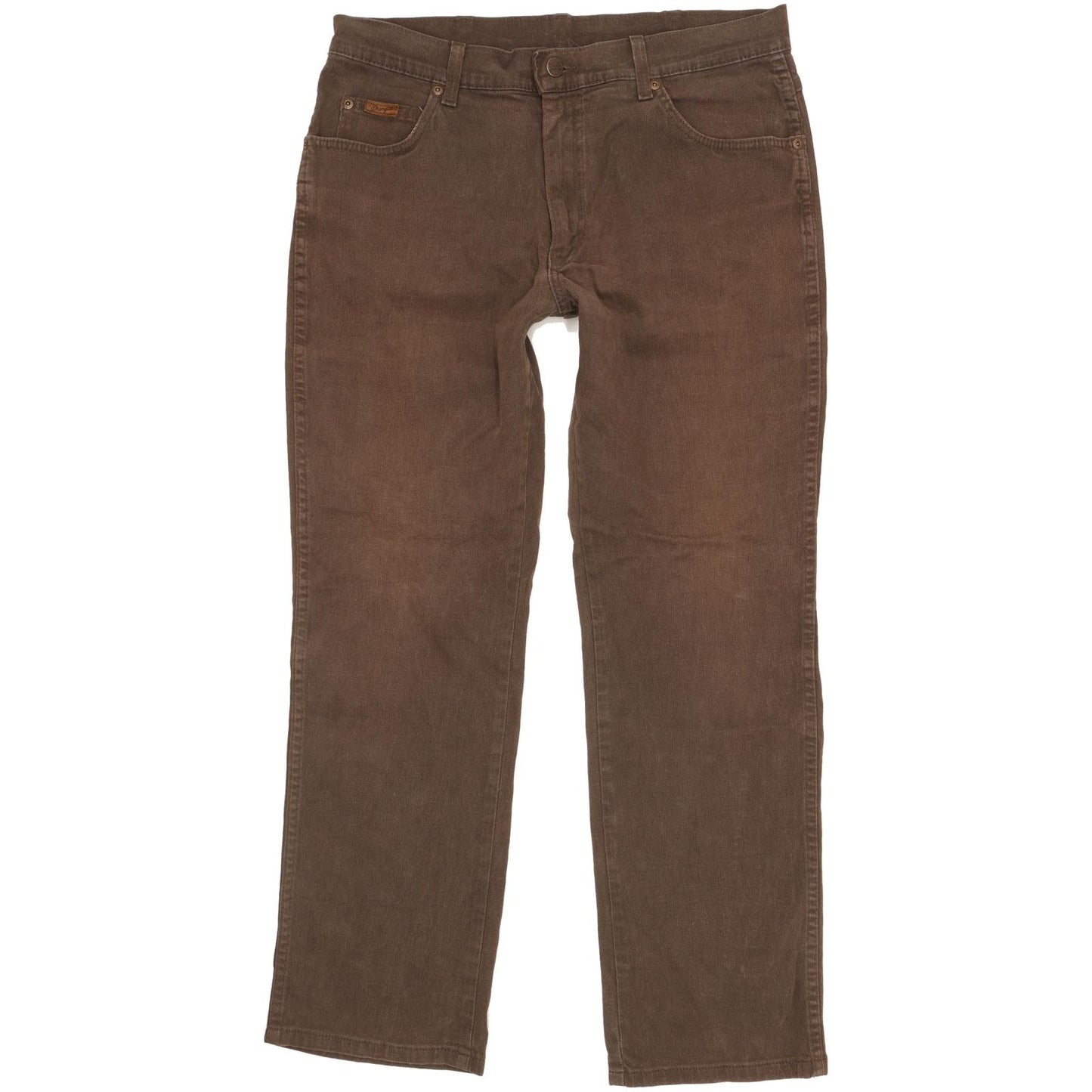 Wrangler Texas Men Brown Straight Regular Stretch Jeans W34 L29
