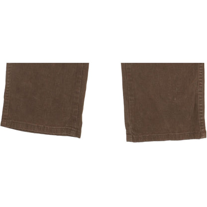 Wrangler Texas Men Brown Straight Regular Stretch Jeans W34 L29