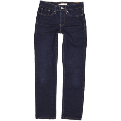 Levi's 314 Shaping Women Blue Straight Slim Stretch Jeans W27 L29