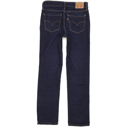 Levi's 314 Shaping Women Blue Straight Slim Stretch Jeans W27 L29
