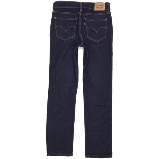 Levi's 314 Shaping Women Blue Straight Slim Stretch Jeans W27 L29