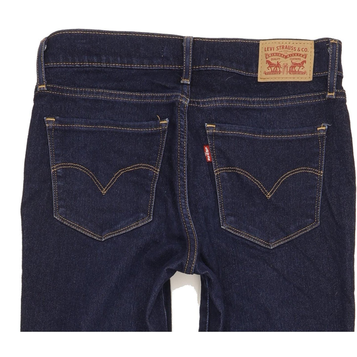 Levi's 314 Shaping Women Blue Straight Slim Stretch Jeans W27 L29