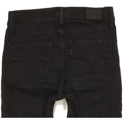 Levi's 720 Super Women Black Skinny Slim Stretch Jeans W27 L28