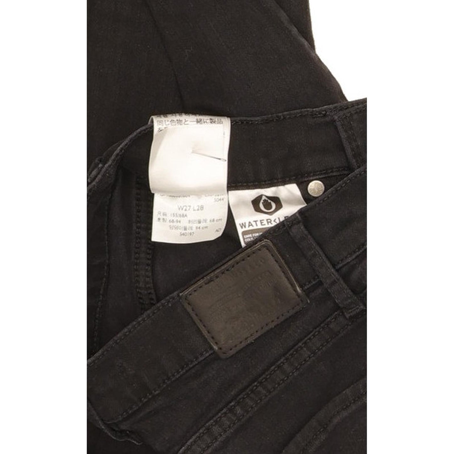 Levi's 724 Women Black Straight Slim Stretch Jeans W27 L28