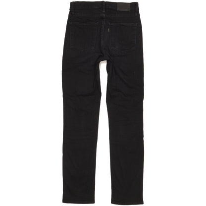 Levi's 724 Women Black Straight Slim Stretch Jeans W26 L29
