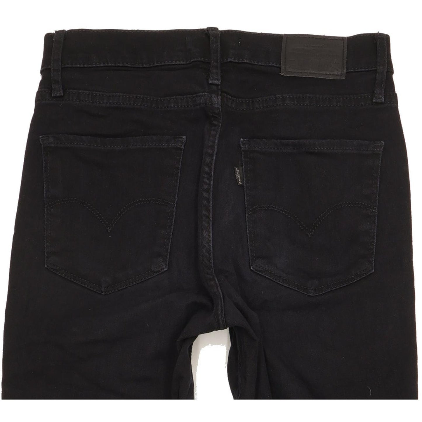 Levi's 724 Women Black Straight Slim Stretch Jeans W26 L29