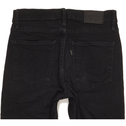 Levi's 724 Women Black Straight Slim Stretch Jeans W26 L29