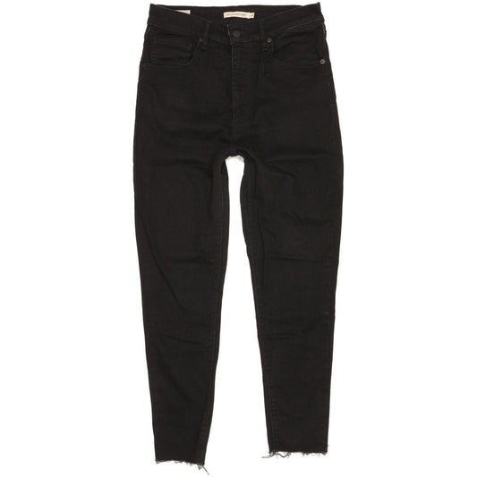 Levi's Mile Black Skinny Slim Stretch Jeans High Waisted W30 L26