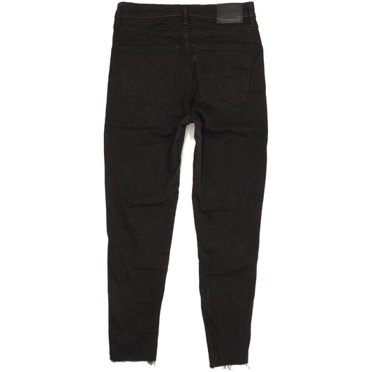 Levi's Mile Black Skinny Slim Stretch Jeans High Waisted W30 L26