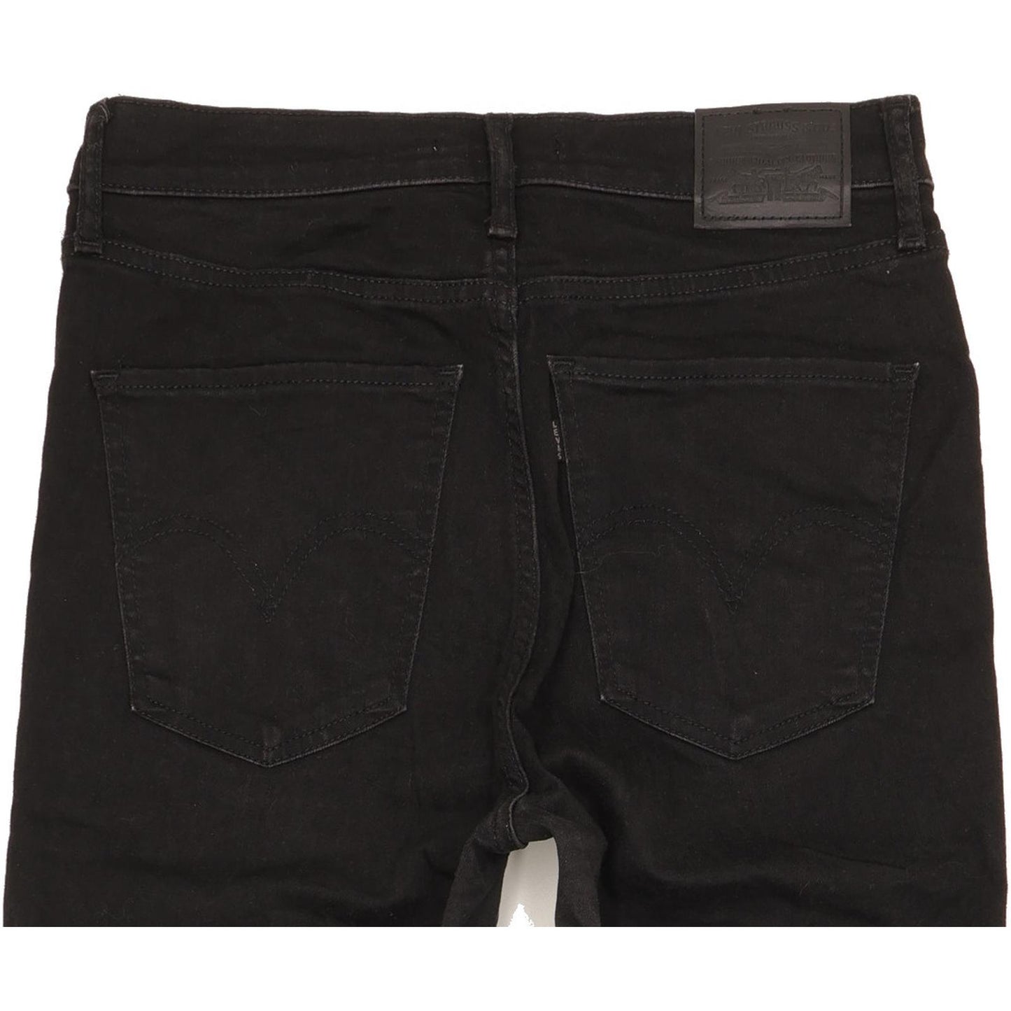 Levi's Mile Black Skinny Slim Stretch Jeans High Waisted W30 L26