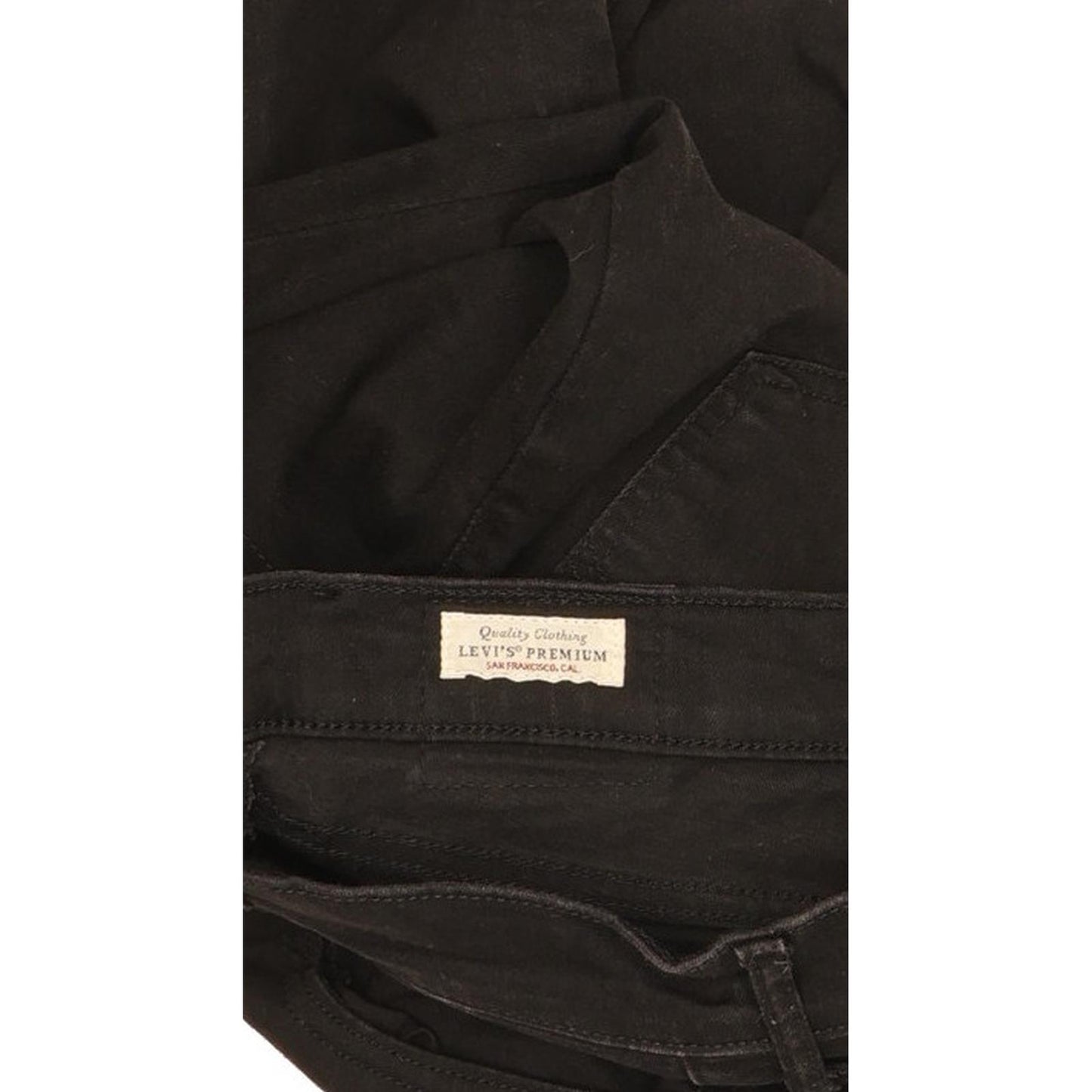 Levi's Mile Black Skinny Slim Stretch Jeans High Waisted W30 L26