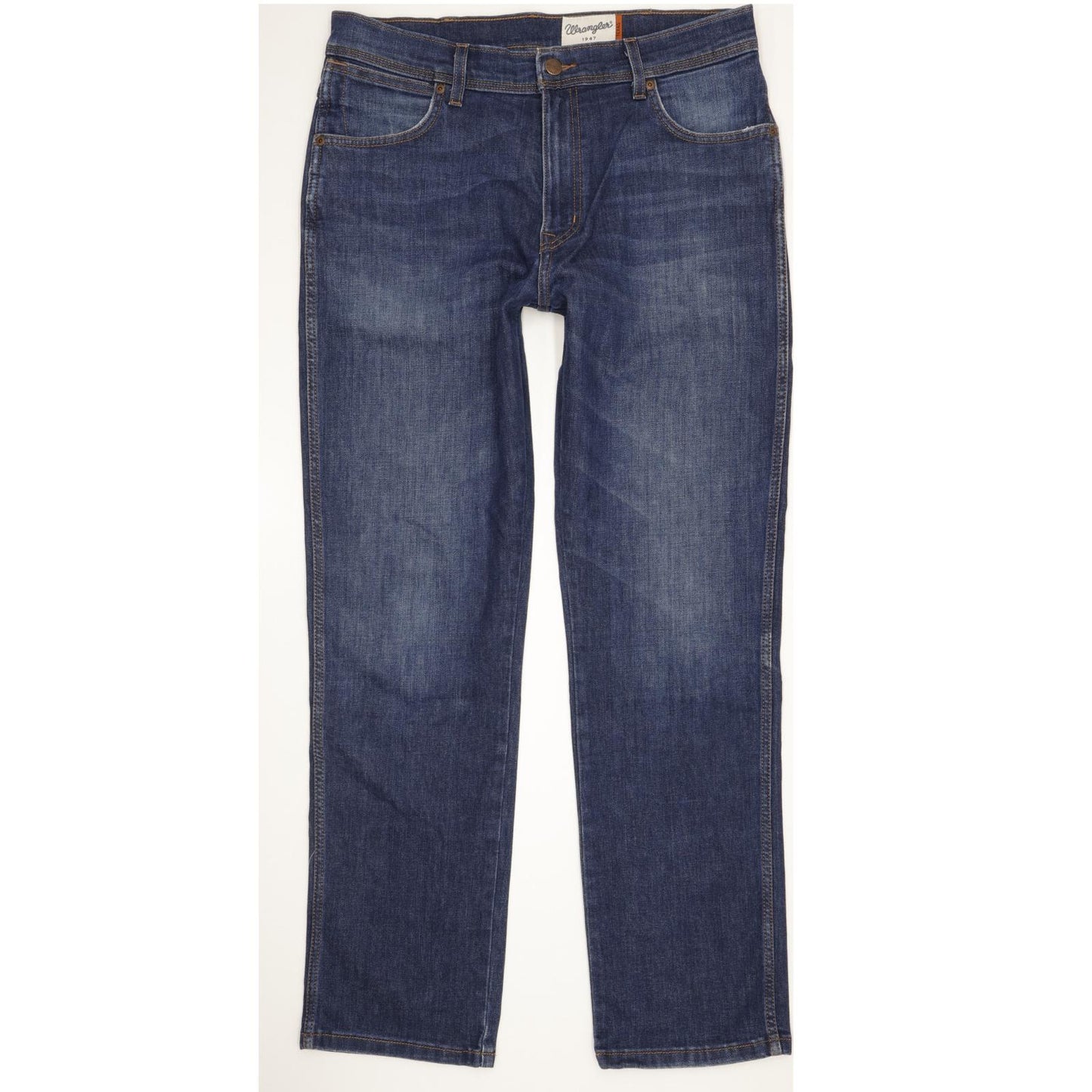 Wrangler Texas Men Blue Straight Regular Jeans W34 L32