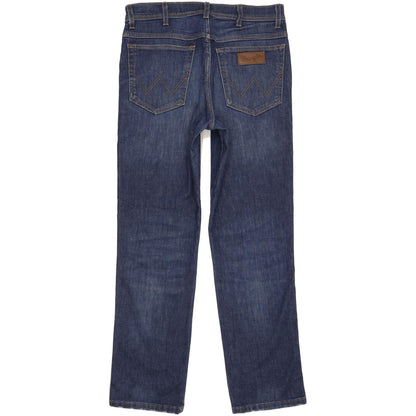 Wrangler Texas Men Blue Straight Regular Jeans W34 L32