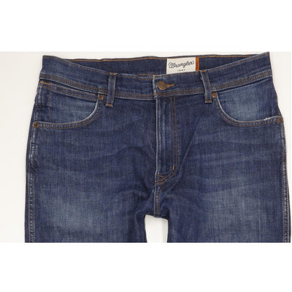 Wrangler Texas Men Blue Straight Regular Jeans W34 L32