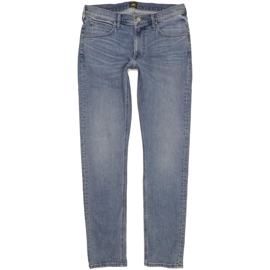 Lee Luke Men Blue Skinny Slim Stretch Jeans W33 L34