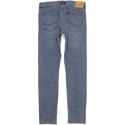 Lee Luke Men Blue Skinny Slim Stretch Jeans W33 L34