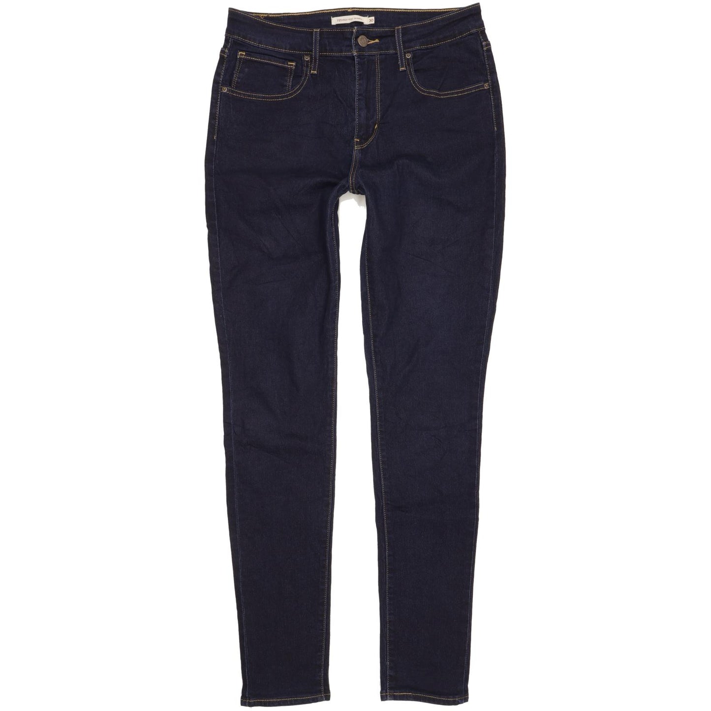 Levi's 721 Blue Skinny Slim Stretch Jeans High Waisted W30 L32