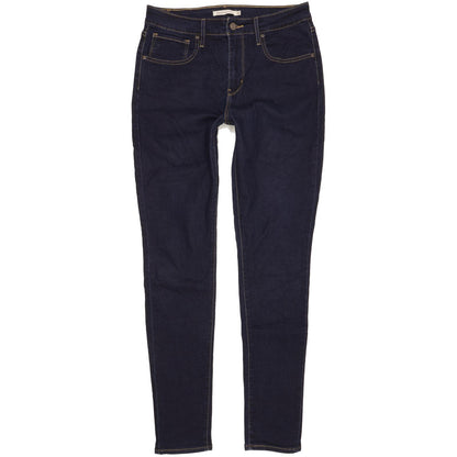 Levi's 721 Blue Skinny Slim Stretch Jeans High Waisted W30 L32