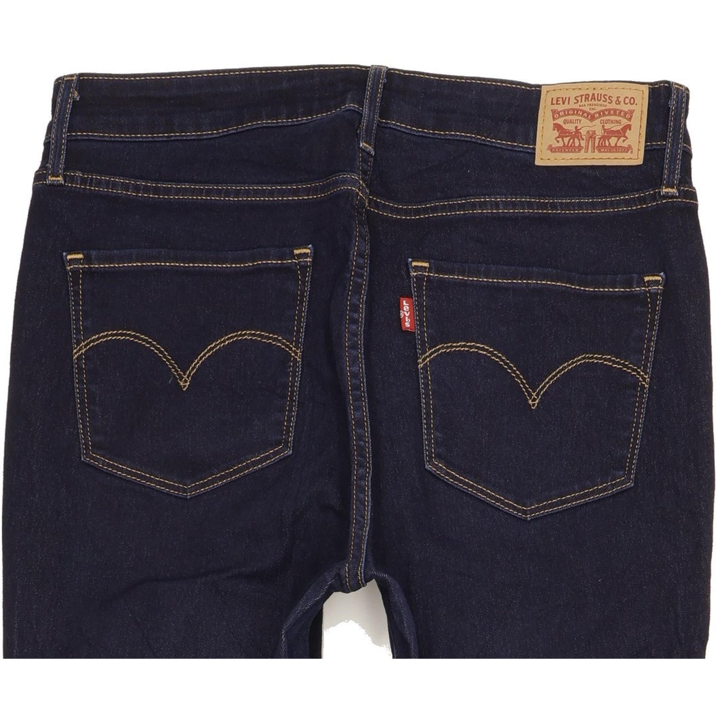 Levi's 721 Blue Skinny Slim Stretch Jeans High Waisted W30 L32