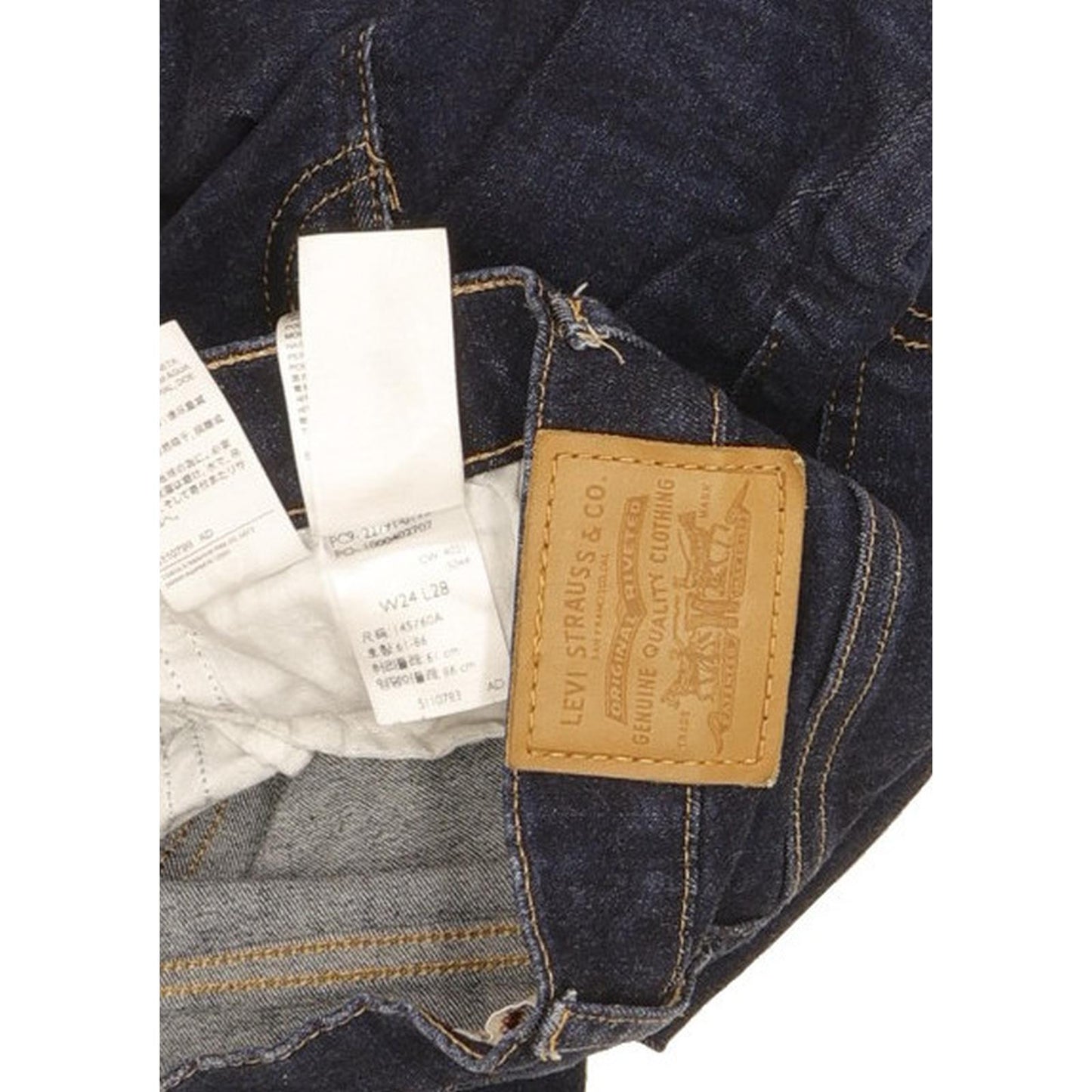 Levi's Mile Women Blue Skinny Slim Stretch Jeans W24 L28