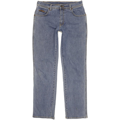 Wrangler Texas Men Blue Straight Regular Stretch Jeans W33 L33