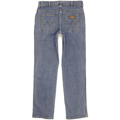 Wrangler Texas Men Blue Straight Regular Stretch Jeans W33 L33
