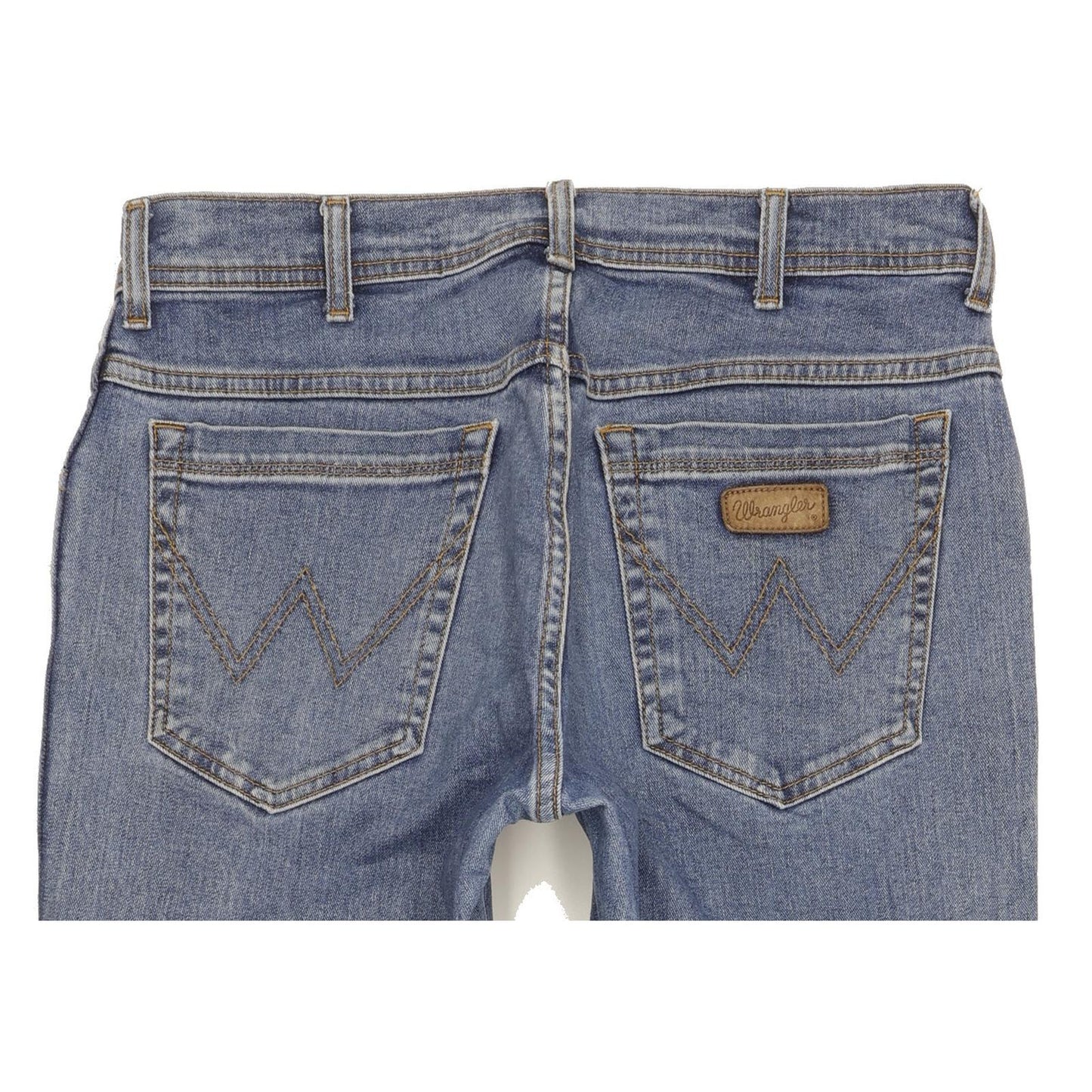 Wrangler Texas Men Blue Straight Regular Stretch Jeans W33 L33