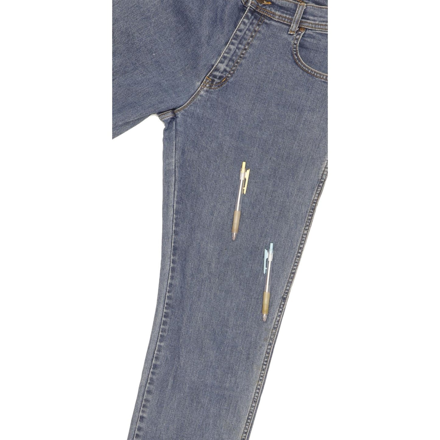 Wrangler Texas Men Blue Straight Regular Stretch Jeans W33 L33