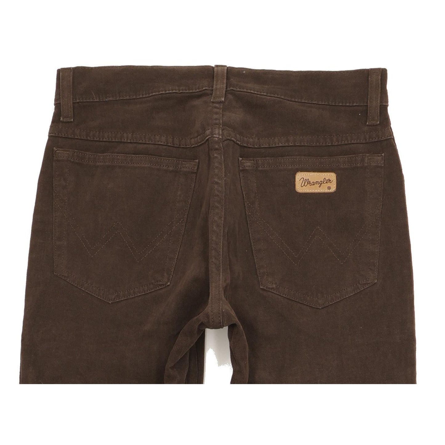 Wrangler Texas Men Brown Straight Regular Stretch Jeans W30 L31