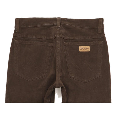 Wrangler Texas Men Brown Straight Regular Stretch Jeans W30 L31