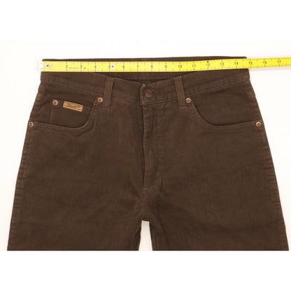 Wrangler Texas Men Brown Straight Regular Stretch Jeans W30 L31