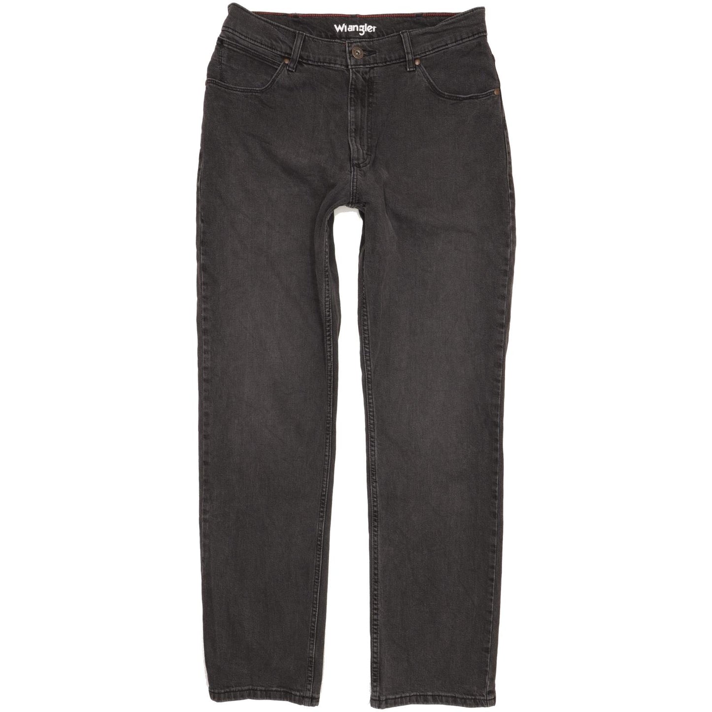 Wrangler Men Black Straight Regular Stretch Jeans W34 L32
