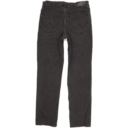Wrangler Men Black Straight Regular Stretch Jeans W34 L32