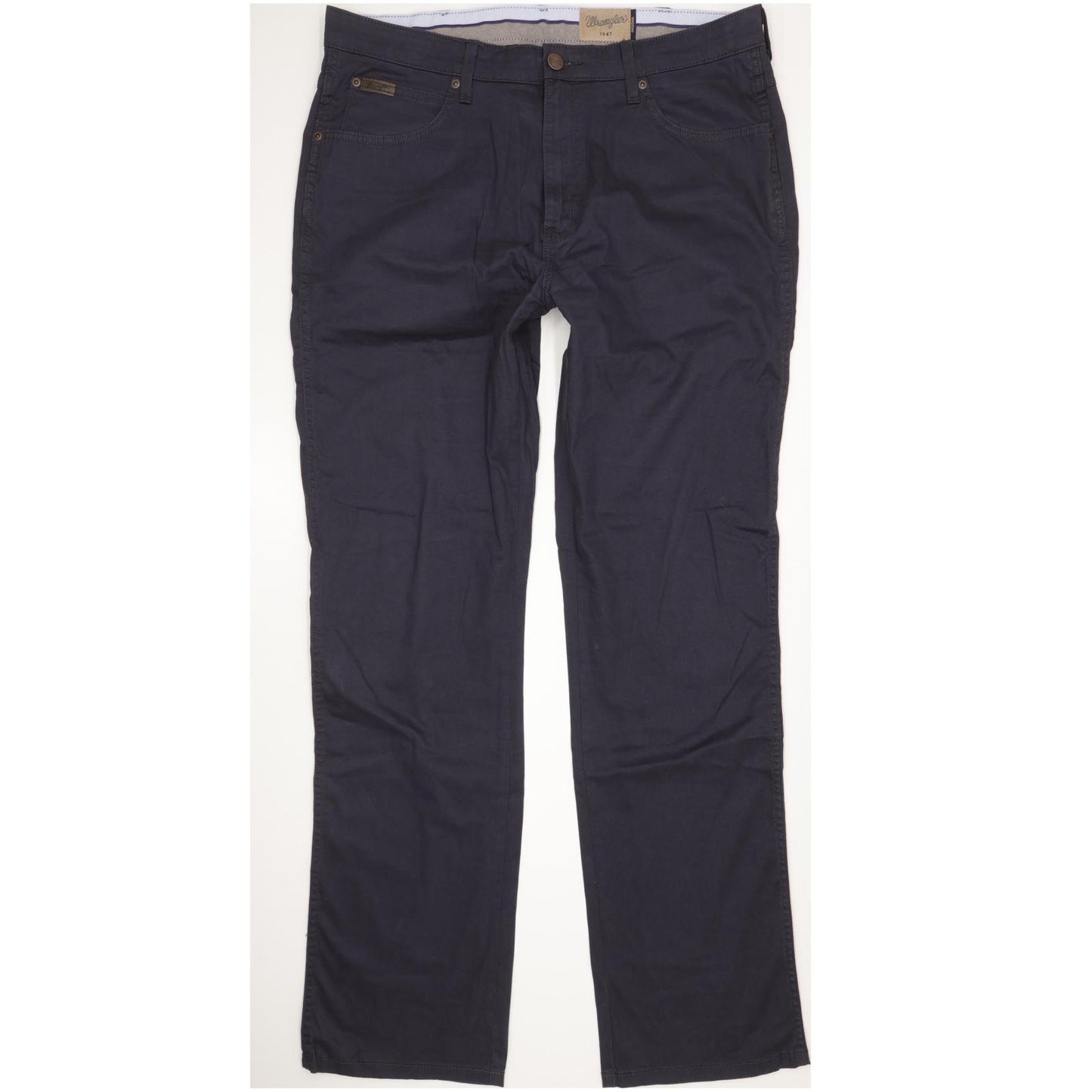Wrangler Arizona Men Navy Straight Regular Stretch Jeans W38 L34