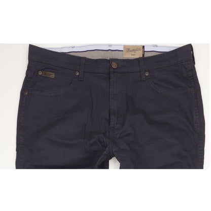 Wrangler Arizona Men Navy Straight Regular Stretch Jeans W38 L34