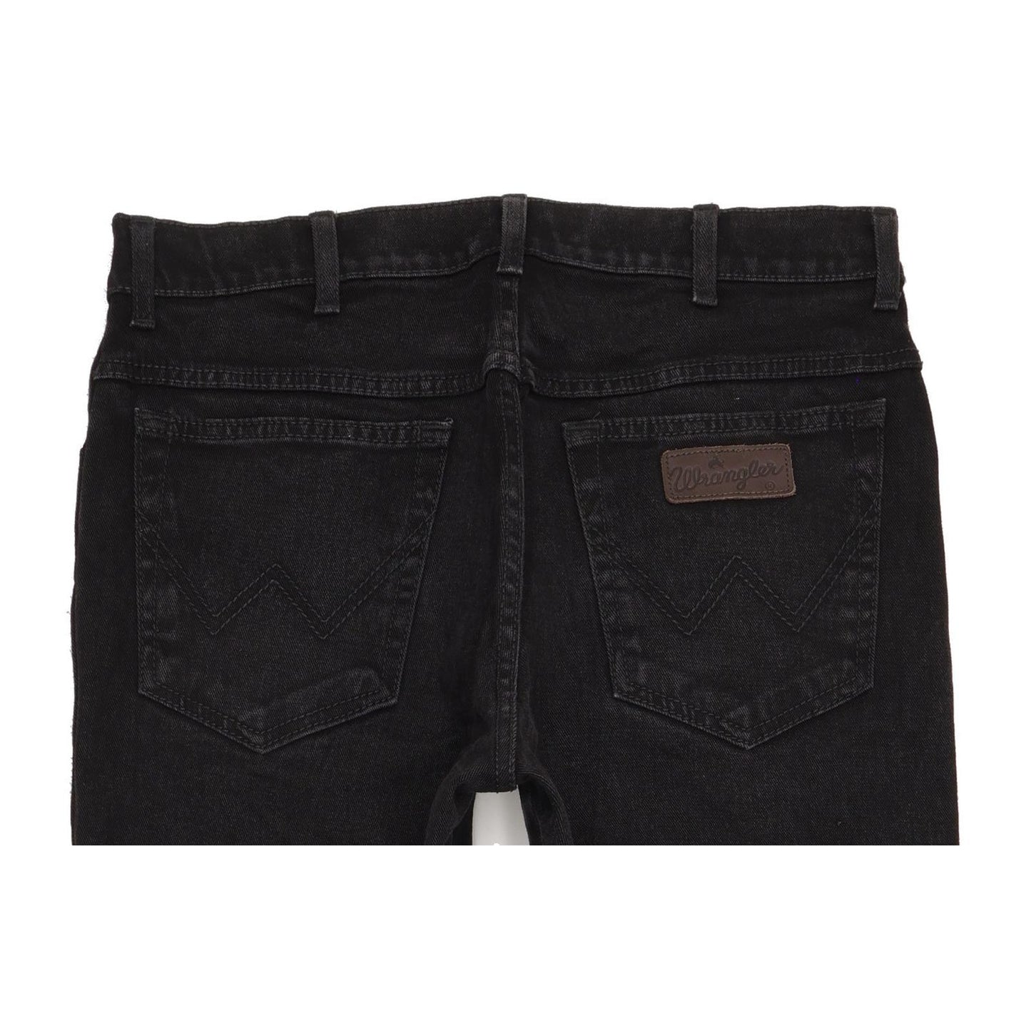 Wrangler Texas Men Black Straight Regular Stretch Jeans W35 L32