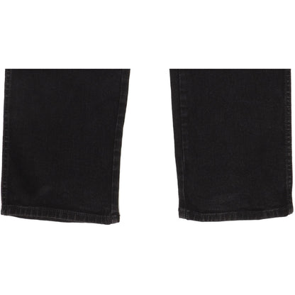 Wrangler Texas Men Black Straight Regular Stretch Jeans W35 L32