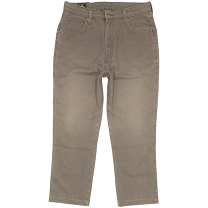 Lee Dallas Men Grey Straight Regular Stretch Jeans W34 L24