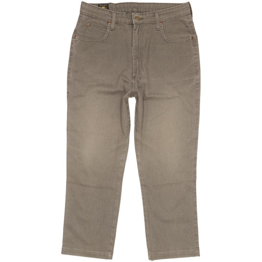 Lee Dallas Men Grey Straight Regular Stretch Jeans W34 L24