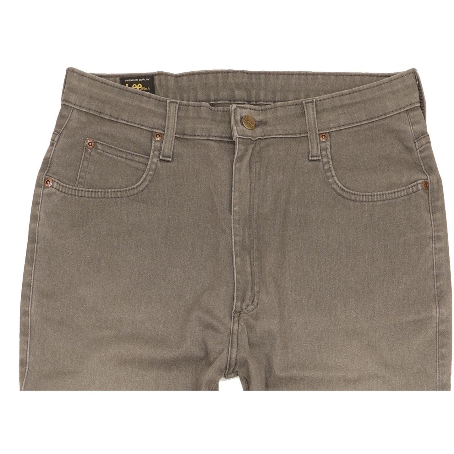 Lee Dallas Men Grey Straight Regular Stretch Jeans W34 L24