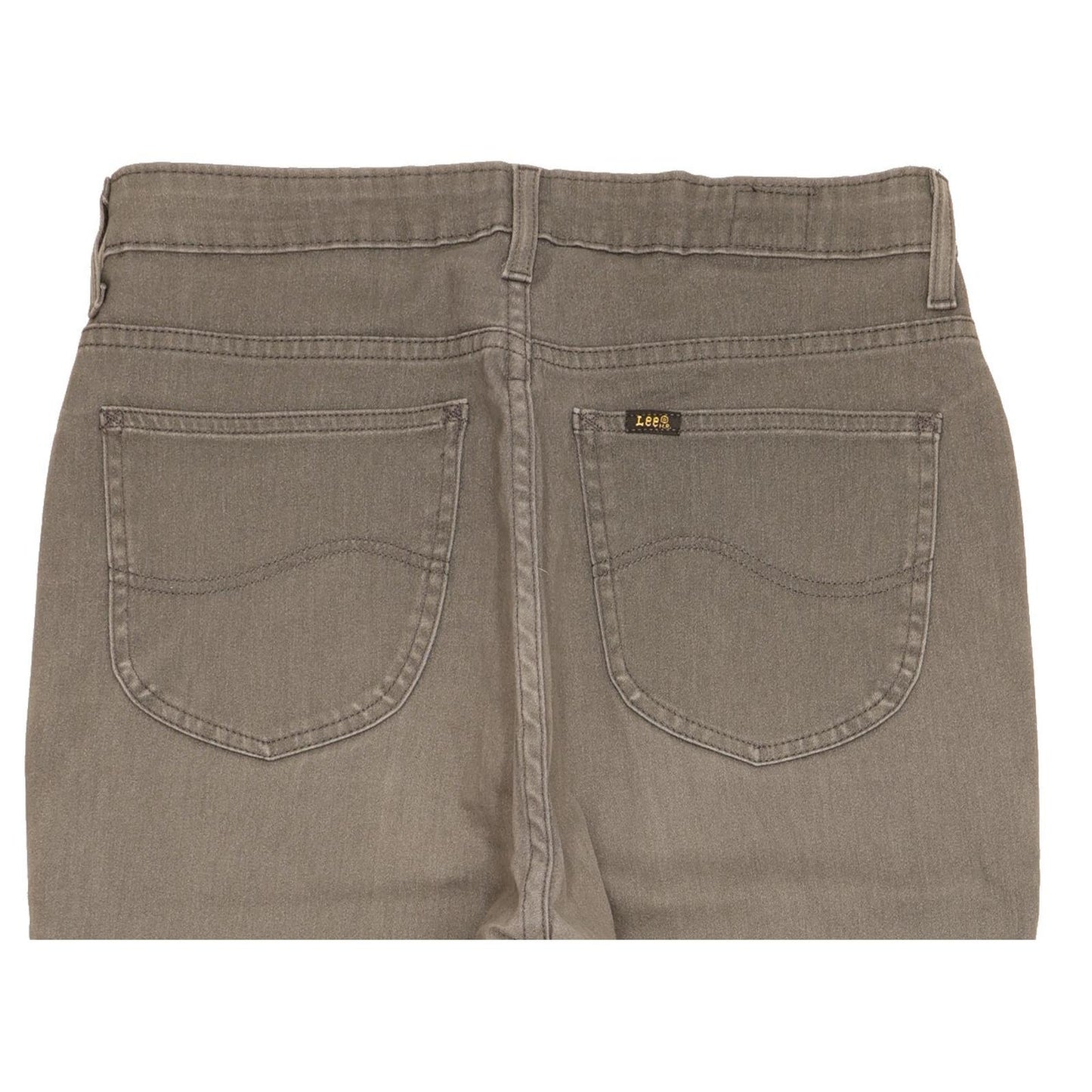 Lee Dallas Men Grey Straight Regular Stretch Jeans W34 L24