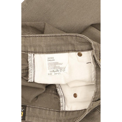 Lee Dallas Men Grey Straight Regular Stretch Jeans W34 L24