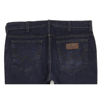 Wrangler Texas Men Blue Straight Regular Stretch Jeans W38 L32