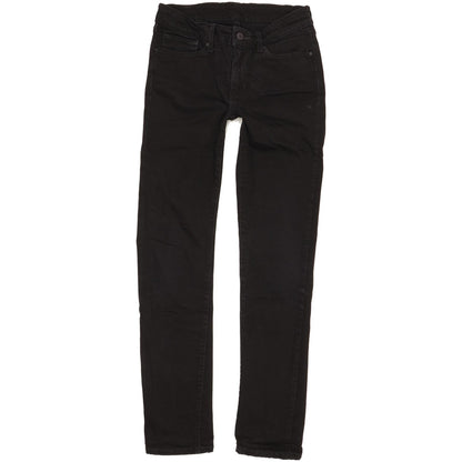 Levi's Women Black Straight Slim Stretch Jeans W27 L31