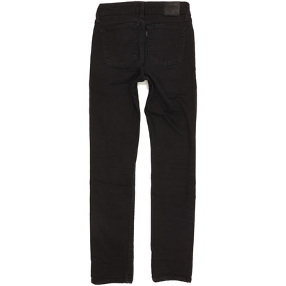 Levi's Women Black Straight Slim Stretch Jeans W27 L31