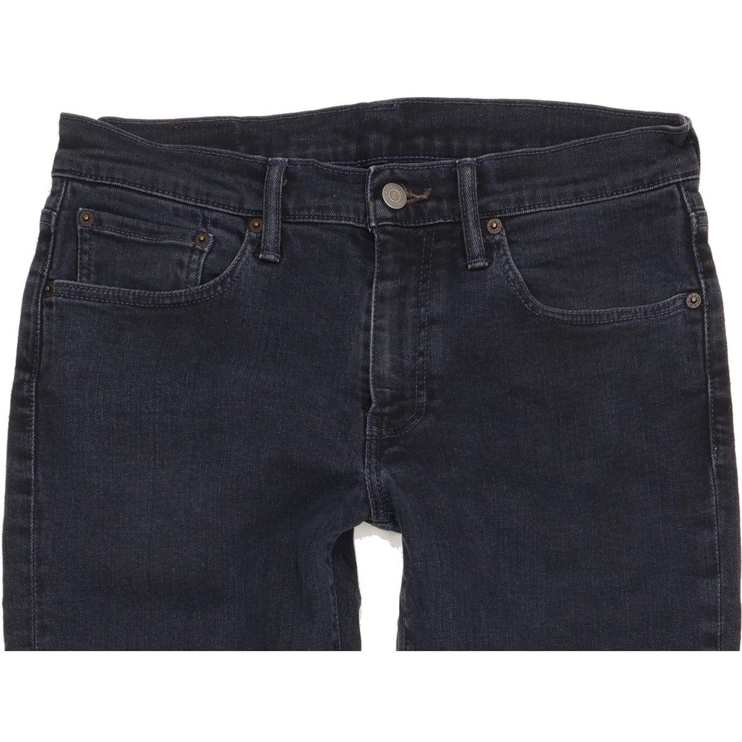 Levi's 511 Men Navy Straight Regular Stretch Jeans W32 L34