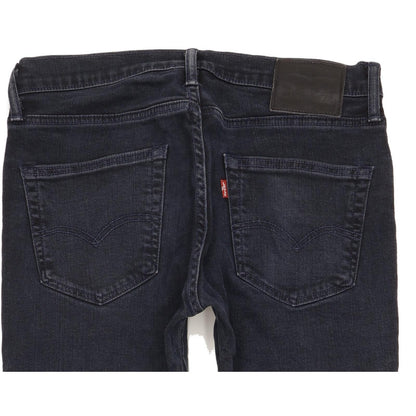 Levi's 511 Men Navy Straight Regular Stretch Jeans W32 L34