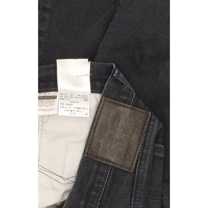 Levi's 511 Men Navy Straight Regular Stretch Jeans W32 L34